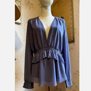 Greylin Lavender Chennei Tiered Top